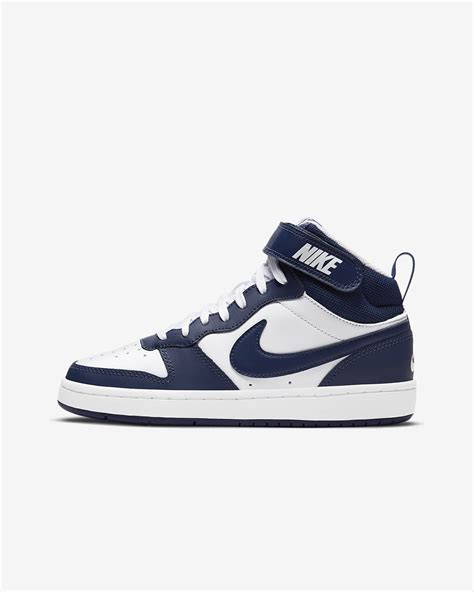 nike court borough donkerblauw|nike court borough mid 2.